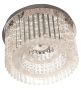 Bright Star Lighting Round 18 Watt LED Ceiling Fitting With Glass Rods And Acrylic Crystals