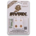 Stainless Steel 24K Gold Plated Earrings - Regular Starlite Crystal
