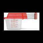Levoons Measuring Spoons Set Of 4 Red
