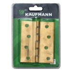 Kaufmann Brass Butt Hinge With Nylon Washer 100 Mm Pair