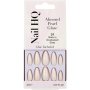 Nail HQ False Nails Almond Peral Glaze 24S