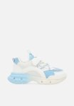 PoP Candy Lace & Velcro Sneaker-white & Blue