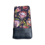 Protea Double Zip Wallet - Deep Blue grey