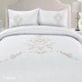 Carleton Embellished Duvet Cover Set Imperial - Double