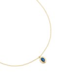 Goldair Gold Plated Brass Sapphire Cubic Zirconia September Birthstone Necklace