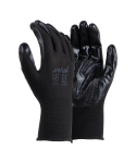 Black Nitrile Coated Gloves