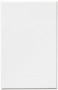3VW61 Blank Cover Plate White 100X50MM 3