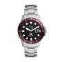 Fossil Men's Blue Three-hand Date Stainless Steel Watch - FS6013