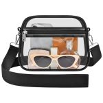 Clear Bag For Stadium Events - Stadium Approved Small MINI Clear Purse With Wide Adjustable Strap Women's Top-handle Handbags Fo