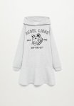 Lion Dress - Pastel Grey