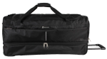 PIERRE CARDIN 56CM Double Decker Duffel Bag On Wheels Black