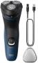 Philips Wet And Dry Cordless Shaver 1000 Series – Waterproof For Easy Cleaning Or Shower Use 3D Floating Heads Anti-slip Grip For A Secure