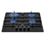 Totai 60CM 4 Burner Gas On Glass Hob
