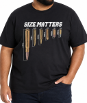 Mens Size Matters Tee - 10XL Black