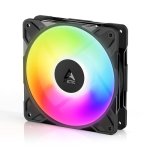 Arctic P12 Pro Reverse A-rgb 120 Mm Premium Fan With Reverse Airflow Pwm Fan With Y Cable Splitter 500-3000 Rpm 0 Rpm