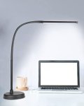 Civhom LED Desk Lamp Swing Arm Architect Task Lamp With Long Flexible Gooseneck 3 Color Modes And USB Adapter Dimmable Desk Ligh