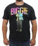 Mens Printed Biggie Tee - 10XL Black