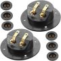 Pure Copper Speaker Box Terminal Cup With Binding Posts And Banana Plugs