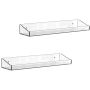 Acrylic Floating Shelves Clear Bathroom Wall Shelf Invisible Display