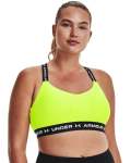 Women's Ua Crossback Low Sports Bra - High-vis Yellow Sm