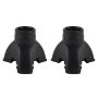 2X Walking Stick Tripod Self Standing Rubber Non-slip End Bottom