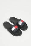 Tommy Hilfiger Tommy Jeans Flag Pool Slide - Black
