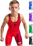 Exxact Sports Patriot Youth Wrestling Singlet For Boys Premium Powerlifting Singlet Kids Wrestling Singlets For Training Yl Red