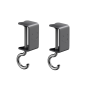 Hook-adjustable Desktop Installation Backpack Hook Practicality 2 Piece