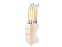 Laguiole By Andre Verdier Steak Knife Set With Stand 6-PIECE Ivory