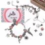 Justbe Charm Bracelet Making Kit Diy Craft Jewelry Gift Set For Kids Girls Teens