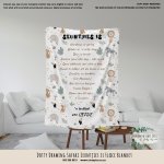 Fleece Blanket Dotty Drawing Safari Seuntjies Is