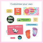 Colour Super Pack - Customise Your Own - 36 Classic Iron Ons