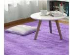 Smte Fluffy Purple Rug carpet 200X150CM With Keychain