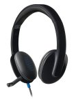 Logitech H540 Stereo USB Headset Noise-cancelling MIC On-ear Design Plug & Play – New
