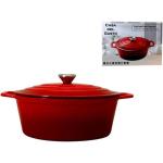Oval Roast Pan Red