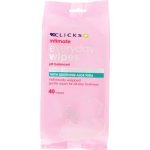 Clicks Femme Intimate Wipes Indiviadually Wrapped 40 Wipes