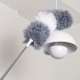 1pc Electrostatic Dusters With Extension Pole Retractable Dust Removal Brush Bendable Head Dusting Brush Reusable Washable Ceiling Fan Duster For High Ceilings Furniture Car