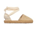 Strap Espadrille Sandal -beige jute
