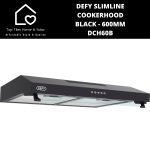 Defy Slimline Cookerhood Black - 60CM DCH60B