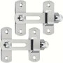 1PC Stainless Steel Door Lock Buckle - Brushed Finish Metal Bolt For Cabinet & Wooden Doors Barn Door Security Plug Pin