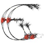 Fishing Leader Rigs Saltwater Tackle Rigs With Swivels Snaps High Strength Wire Leaders Rigging Surf Fishing Gear Equipment For