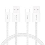 Belkin Boostcharge Braided 1.5M Usb-c 2-PACK White