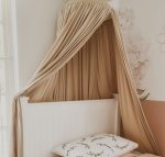 Hanging Tent Canopy Beige Solid Material