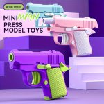 3D Printed Gravity Toy Gun Glow-in-the-dark Radish Gun Toy Pistol Trendy Adult Decompression Toy With Blow-back Feature No Firin