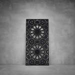 Wall Art D110 - 2000 X 1000 X 20 Indoor Rust Coat Cool White