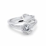 925 Sterling Silver Interlocking Ring Pendant