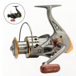 100KG Max Drag Spinning Fishing Reel - 13 Ball Bearings 5.2:1 Gear Ratio 130LBS 100KG Capacity