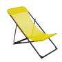 Biganos Steel & Textile Pool Lounger Lemon Yellow W55CMXD86CMXH90CM