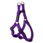 Rogz Utility Medium 16mm Snake Step-in Dog Harness Purple Reflective