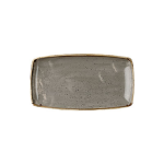 Churchill Peppercorn Grey - Oblong Plate 29.5 X 15CM Set Of 12